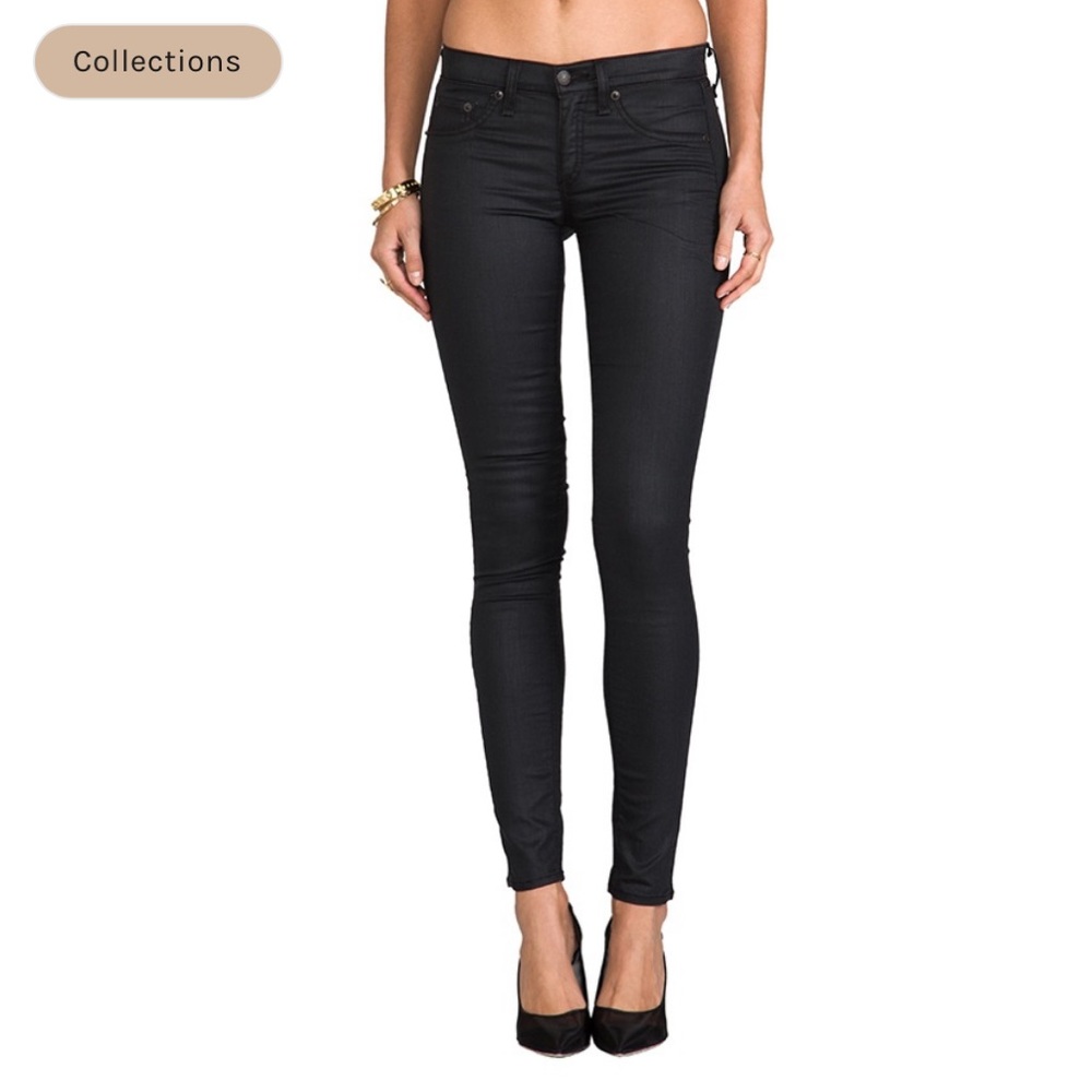 Rag & Bone Coated Legging Jeans